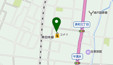 コメリハード&グリーン秋田湯沢店の地図画像