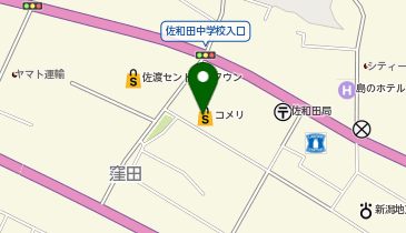 コメリリフォーム佐和田店の地図画像
