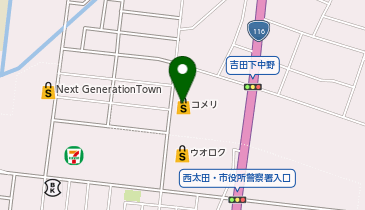 コメリリフォーム吉田店(新潟県)の地図画像