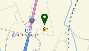 コメリリフォーム横手インター店の地図画像