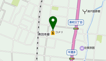 コメリリフォーム秋田湯沢店の地図画像
