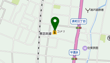 コメリリフォーム秋田湯沢店の地図画像