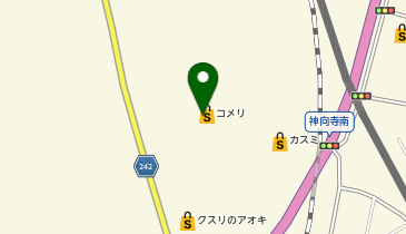 コメリリフォーム鹿嶋店の地図画像