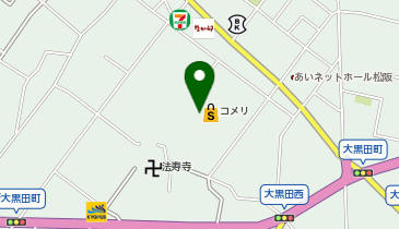 コメリリフォーム松阪店の地図画像