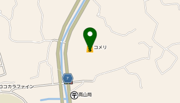 コメリリフォーム生駒店の地図画像