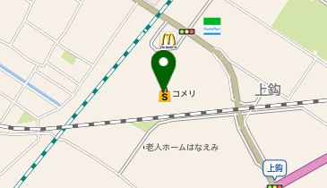 コメリリフォーム栗東店の地図画像