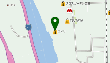 コメリリフォーム佐世保店の地図画像