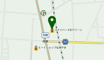 コメリリフォーム山田店の地図画像
