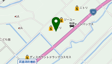 コメリリフォーム武雄店の地図画像