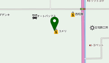 コメリリフォーム名寄店の地図画像