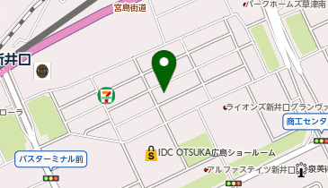 七田式新井口教室の地図画像