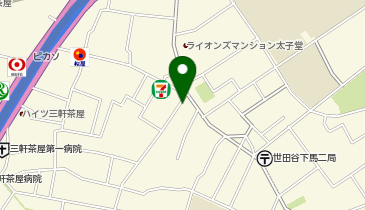 七田式三軒茶屋教室の地図画像