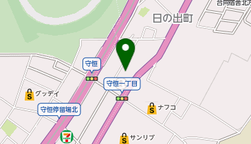 七田式守恒教室の地図画像