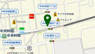 七田式中央林間教室の地図画像