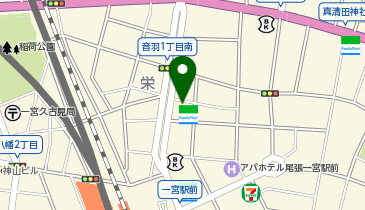七田式一宮教室の地図画像