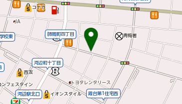 イエローハット 河辺店の地図画像
