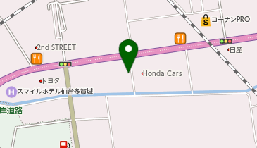 イエローハット 多賀城店の地図画像