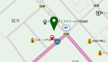 イエローハット 桂木店の地図画像
