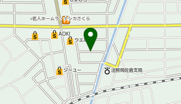 イエローハット 佐倉店の地図画像