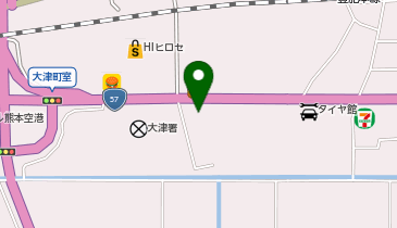 イエローハット 肥後大津店の地図画像