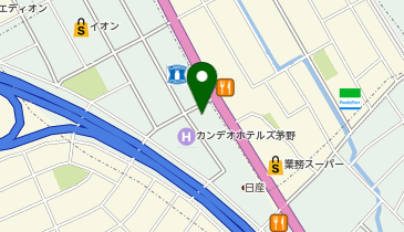 イエローハット 諏訪インター店の地図画像
