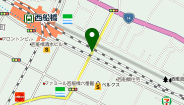 イエローハット 西船橋店の地図画像