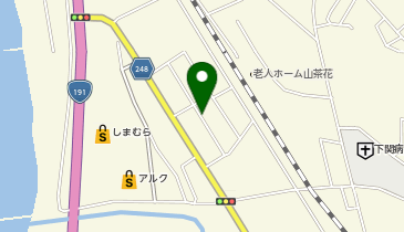 イエローハット 下関店の地図画像