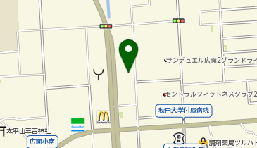 イエローハット 秋田広面店の地図画像