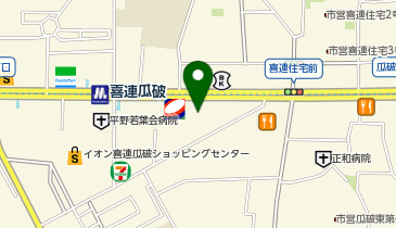 イエローハット 平野店の地図画像