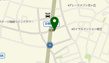 イエローハット 岡崎緑丘店の地図画像