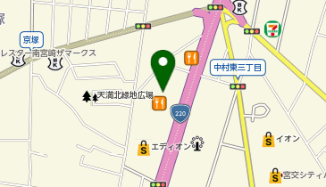 イエローハット 南宮崎店の地図画像