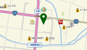 イエローハット 一関店の地図画像