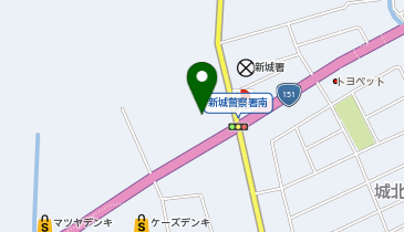 イエローハット 新城店の地図画像