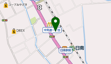 イエローハット 日南店の地図画像