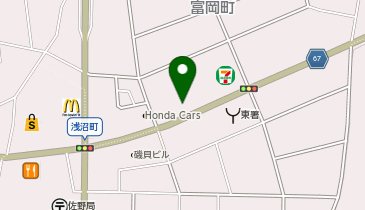 イエローハット 佐野富岡店の地図画像