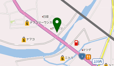 イエローハット 上川内店の地図画像