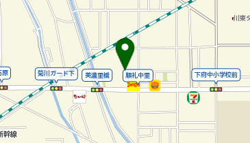 イエローハット 小田原中里店の地図画像