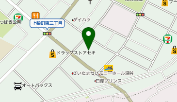 イエローハット 深谷上柴店の地図画像