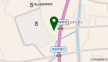 イエローハット 高山店の地図画像
