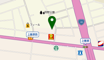 イエローハット 知立上重原店の地図画像