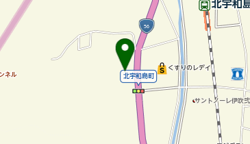 イエローハット 北宇和島店の地図画像