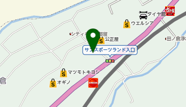 イエローハット 都留田野倉店の地図画像