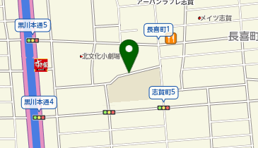 イエローハット 北区黒川店の地図画像