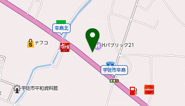 イエローハット 宇佐辛島店の地図画像