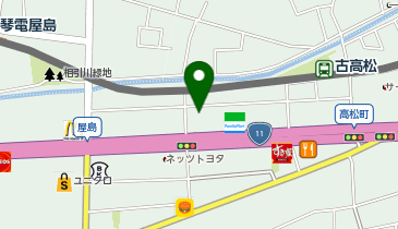 イエローハット 高松屋島店の地図画像