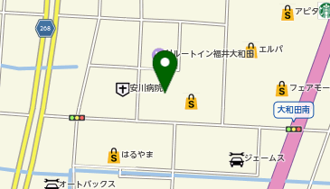 イエローハット 福井大和田店の地図画像