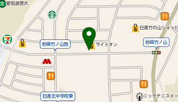 イエローハット 日進竹の山店の地図画像