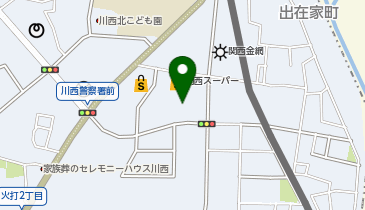 イエローハット 川西火打店の地図画像