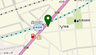 イエローハット 浜松森田店の地図画像