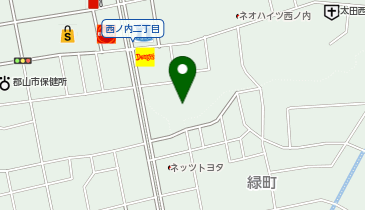 イエローハット 郡山西ノ内店の地図画像